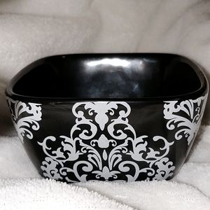 Decorative Black White Baroque Pattern Jewelry Accessories Holder Storage Room